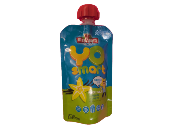 Mehadrin Yo Smart Whole Milk Vanilla Yogurt, 3.5 Oz