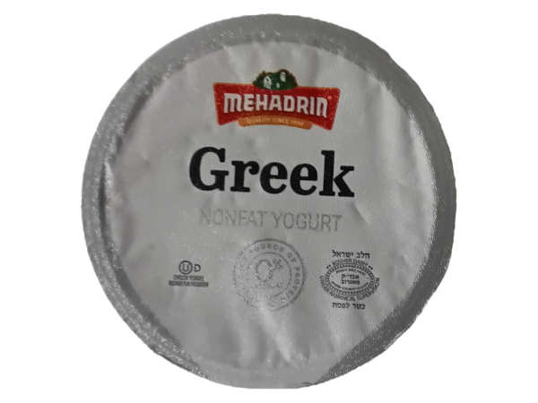 Mehadrin Greek Yogurt Strawberry, 6 Oz