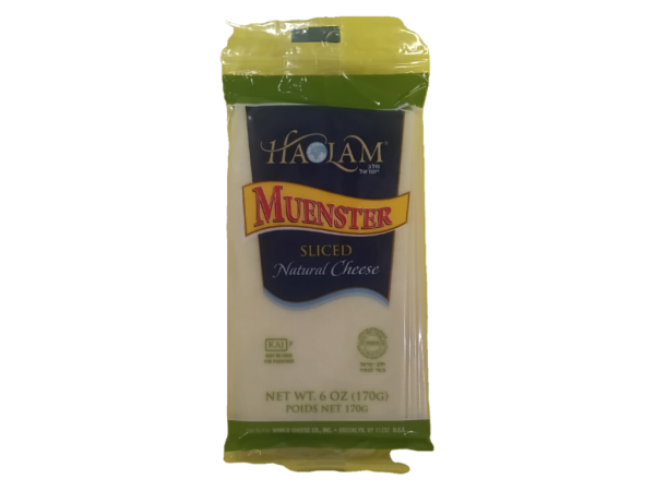 Haolam Muenster Sliced Natural Cheese, 6 Oz