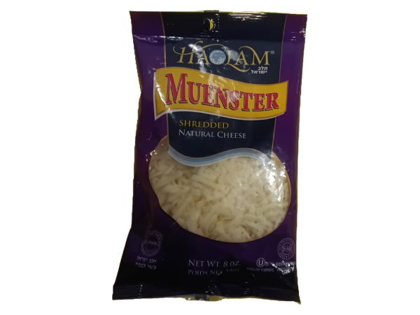 Haolam Muenster Shredded Natural Cheese, 8 Oz