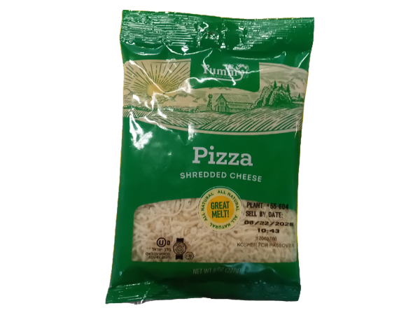 Yummy Pizza Shredded Natural Cheese, 8 Oz