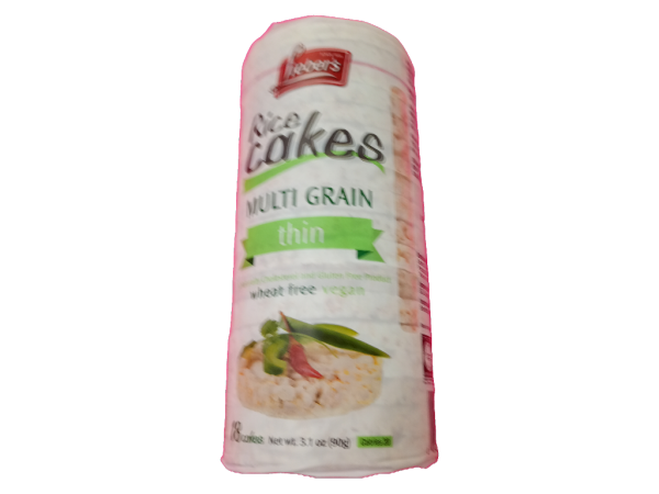 Lieber's Thin Rice Cake Multi Grain, 3.1 Oz