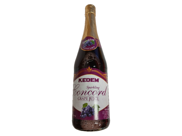 Kedem Sparkling Concord Grape Juice, 25.4 Oz