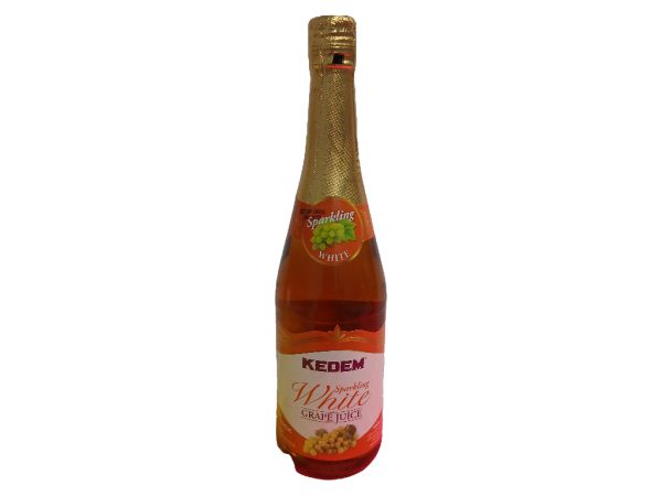 Kedem Sparkling Grape Juice White, 25 Oz