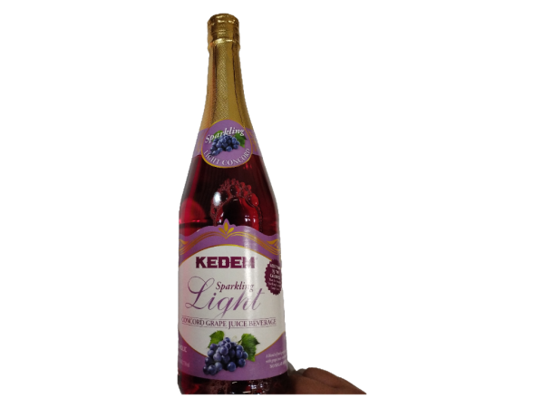 Kedem Sparkling Low Carb Grape Juice, 25.4 Oz