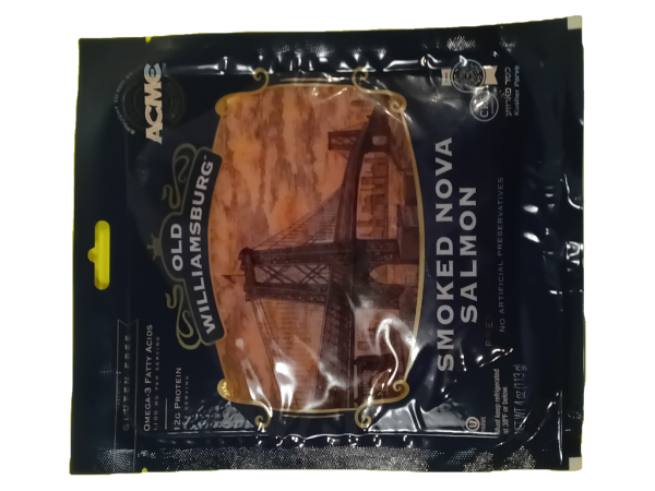 Old Williamsburg Smoked Nova Salmon, 4oz