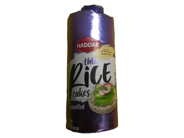 Haddar Rice Cake Multigrain Unsalted, 3.5 Oz