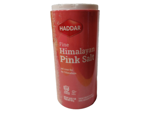 Haddar fine himalayan pink salt, 16 oz