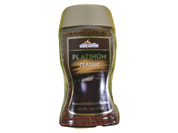 Elite platinum coffee instant 200 gr, 7 oz
