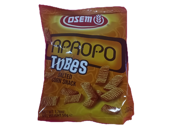 Osem Apropo Corn Snack Tubes, 1.76 Oz