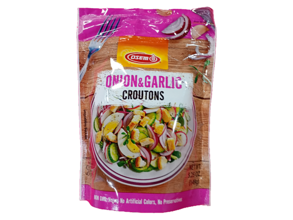 Osem Croutons Onion & Garlic, 5.25 Oz