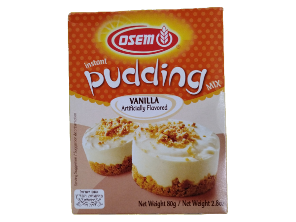 Osem pudding, vanilla instant, 2.8 oz