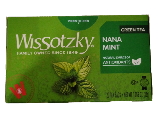 Wissotzky Green Tea, 20 Bag
