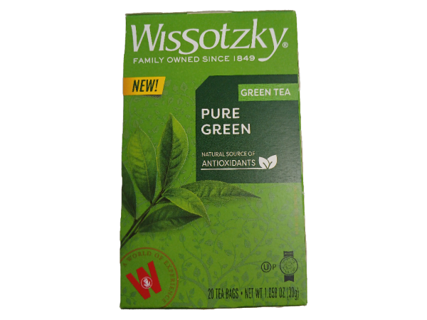Wissotzky Pure Green Tea, 1.06 Oz