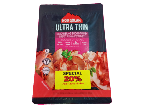 Hod Golan Mexican Turkey Breast Ultra Thin, 7 Oz