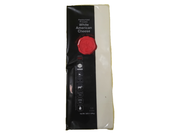 Natural Kosher American Cheese 108 Slice, 3 Lbs