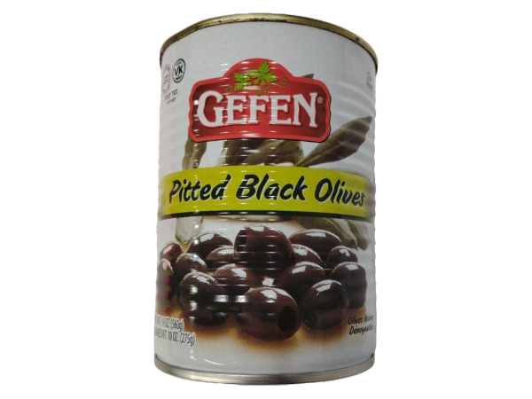 Gefen Pitted Black Olives, 19 Oz