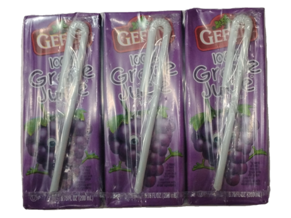 Gefen Grape Juice Boxdrink 3 Pk, 6.75 Oz