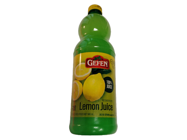 Gefen lemon juice, 32 oz
