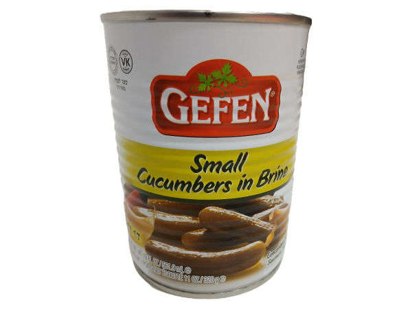 Gefen small cucumbers in brine, 19 oz
