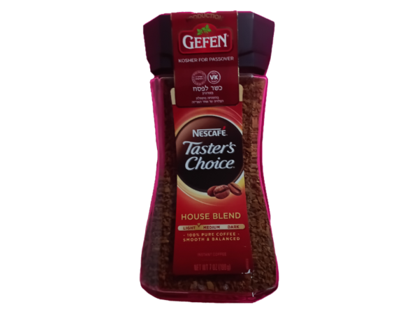 Geffen Nescafe Taster's Choice House Blend, 7 Oz