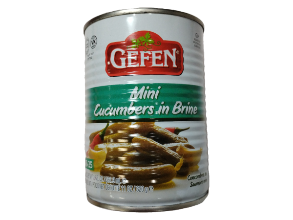 Gefen Cucumbers In Brine Mini 18-25, 11oz