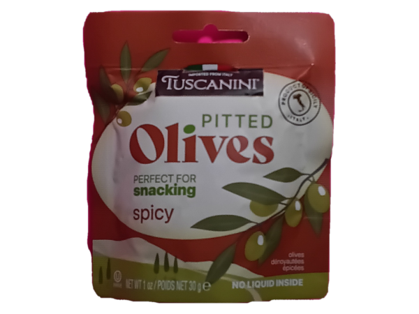 Tuscanni Spicy Pitted Olive Pouch, 1 Oz