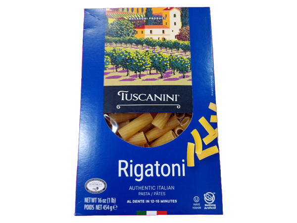 Tuscanini Pasta Rigatoni, 16 Oz