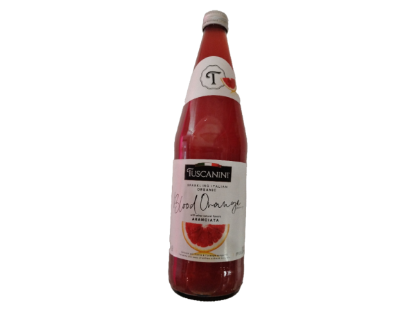 Tuscanini Organic Blood Orange Aranciata Sparkling Italian Juice, 25.3oz