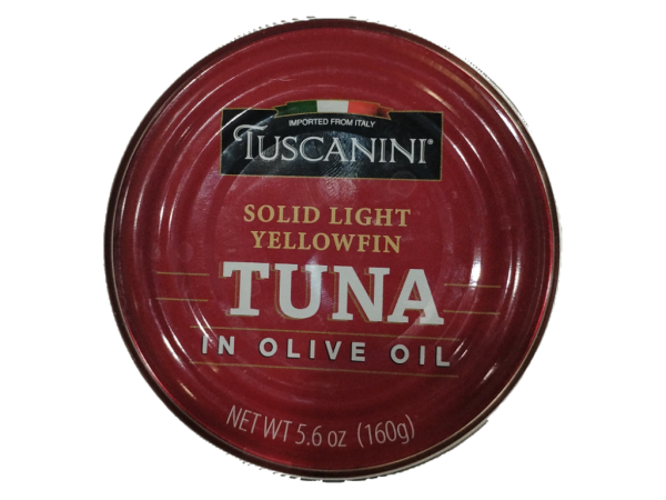 Tuscanini Solid Light Yellowfin Tuna In Olive Oil, 5.6 Oz