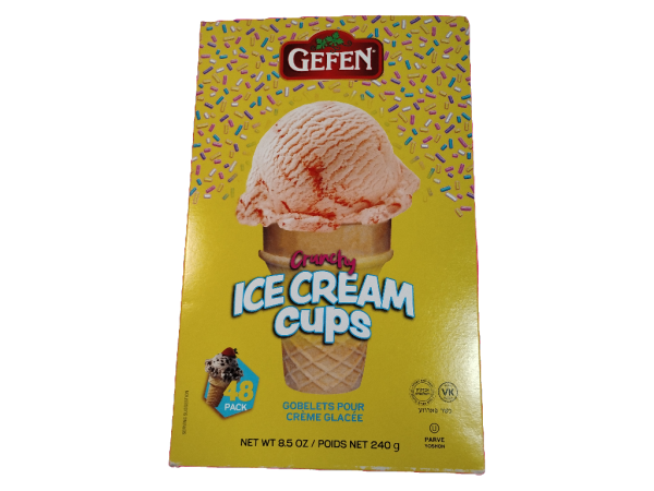 Gefen ice cream cups 48 ct, 9.3 oz