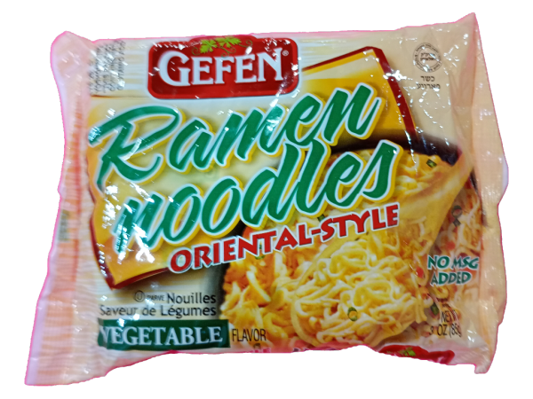 Gefen Ramen Noodles Vegtable Flavor, 3 Oz