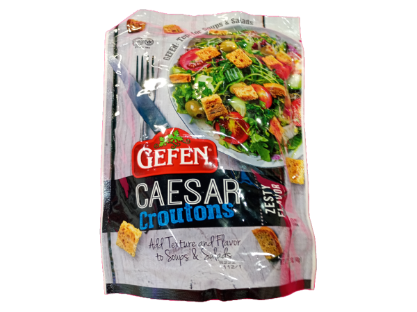 Gefen Zesty Flavor Cesar Croutons, 5.2 Oz