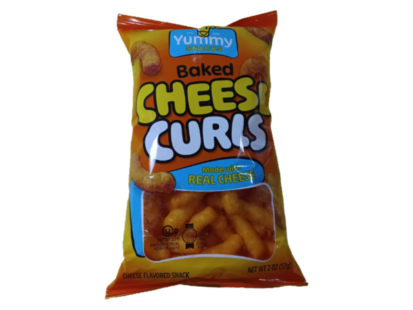Yummy Cheese Curls  Dairy, 2 Oz