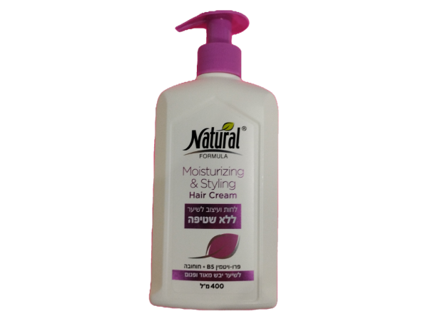 Natural Formula Jojoba Moisturizing & Styling Hair Cream, 13.5 Oz