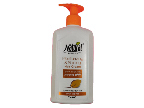Natural shine hair creame