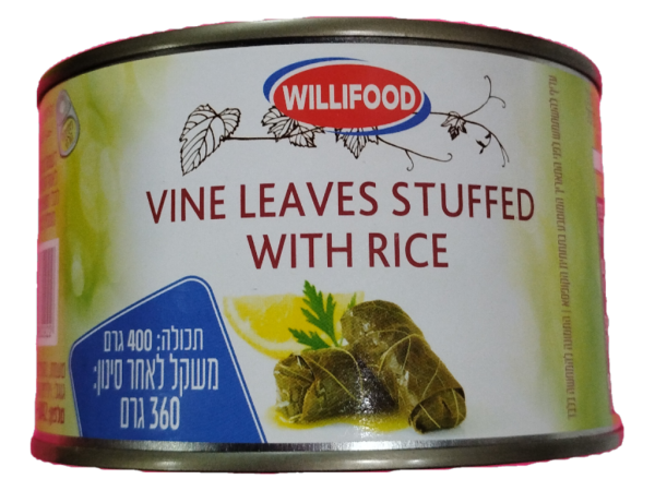 Willi Food Vine Leaves Stuffed With Rice, 14.1 Oz