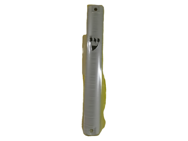 Fancy Plastic Mezuzah White