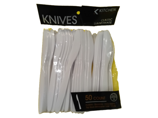 Kitchen Collection White Knives Deluxe
