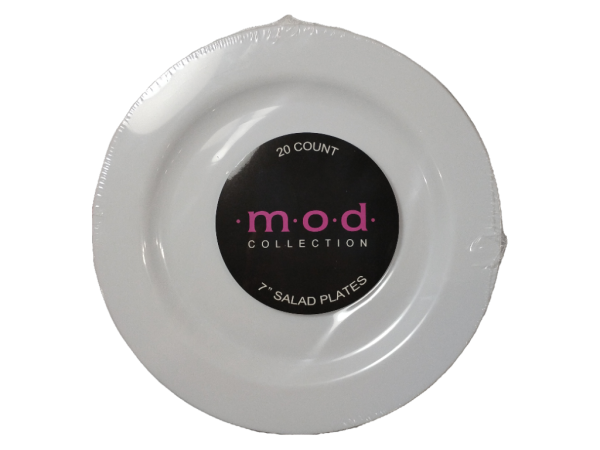 Papergoods Bs Round Wht 7.5"