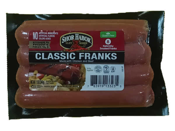 Shor Habor Classic Franks, 13.5oz