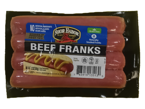 Shor Habor Beef Franks, 13.5 Oz