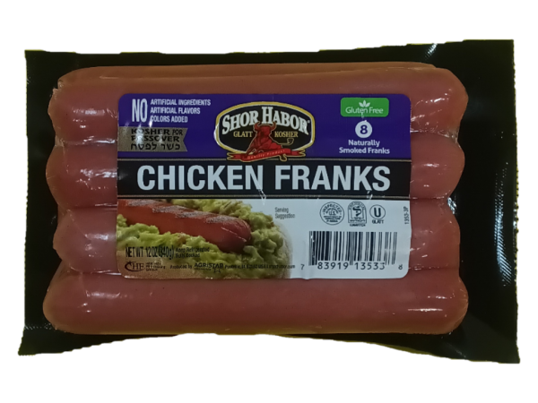 Shor Habor Chicken Franks, 12 Oz