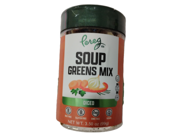 Pereg Diced Soup Greens Mix, 3.5 Oz