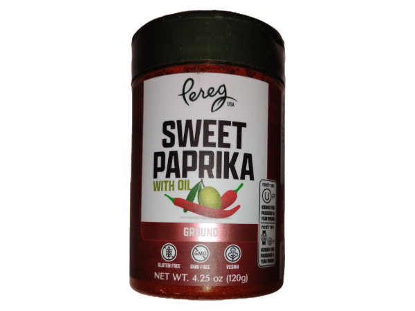 Pereg Sweet Red Paprika W/ Oil, 4.2 Oz