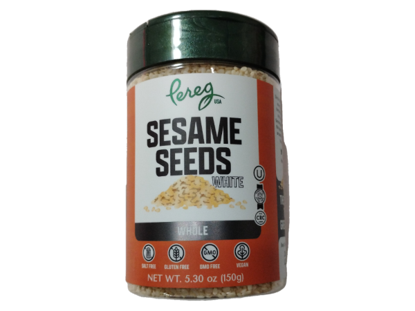 Pereg White Sesame Seeds, 1.4 Oz