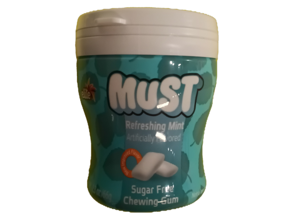 Must Refreshing Mint Gum, 2.3 Oz