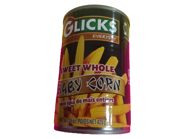 Glicks Sweet Whole Baby Corn, 15 Oz