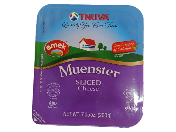Tnuva Muenster Sliced Cheese, 7.05oz