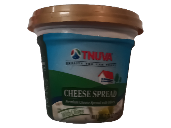 Tnuva cream cheese with olives, 7.94 oz